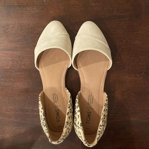 TOMS | Beige pointed flat